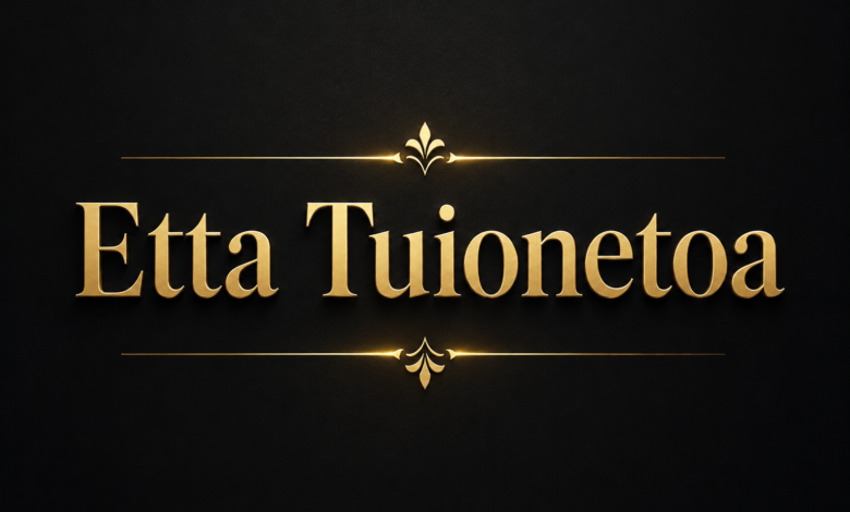 Etta Tuionetoa